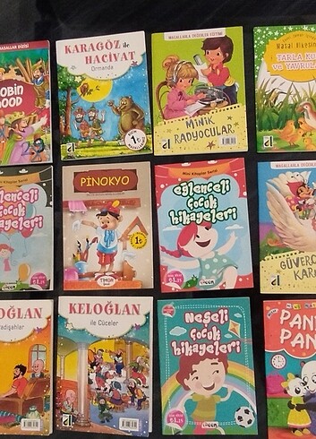 Beden 12 adet hikaye kitabı