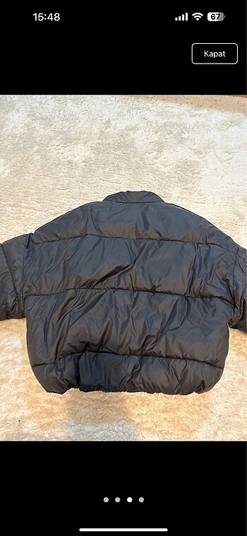 Zara Crop puffer mont - Görsel 3