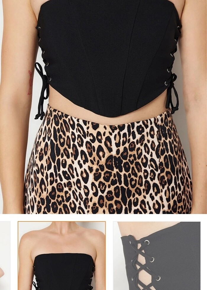 trendyol korse bluz büstiyer - Görsel 2