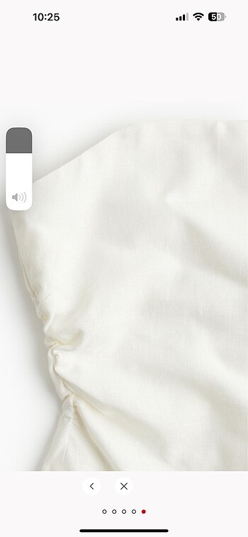 H&m straplez keten bluz - Görsel 2