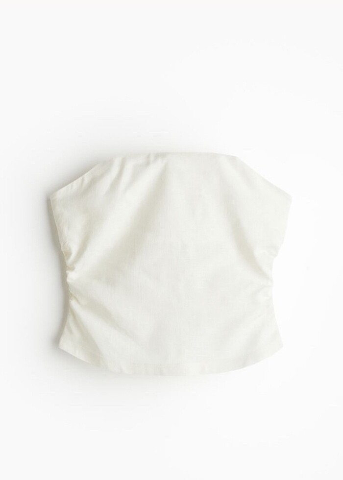 H&m straplez keten bluz - Görsel 3