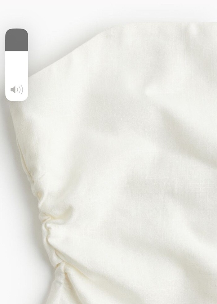 H&m straplez keten bluz - Görsel 2