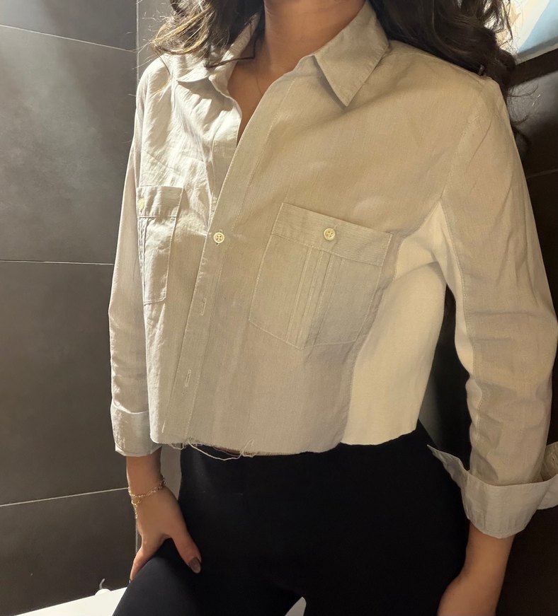 crop Gömlek - Görsel 2