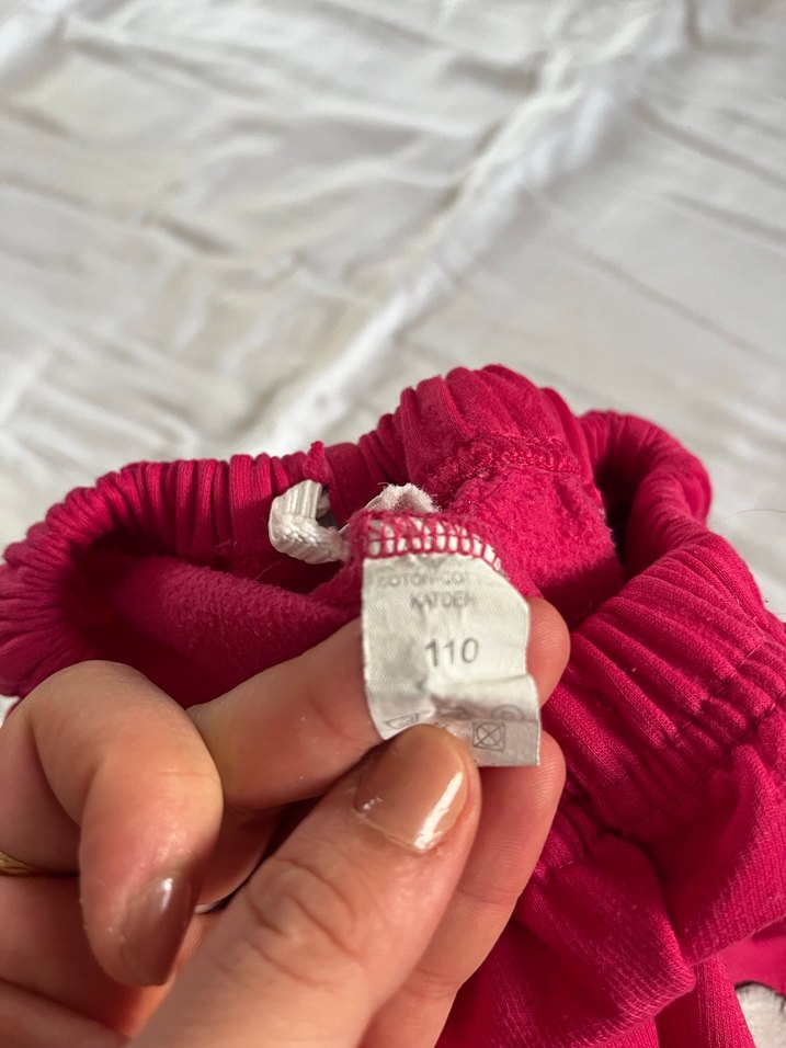 Pembe Nakışlı Kız Eşofman Takımı - Görsel 5