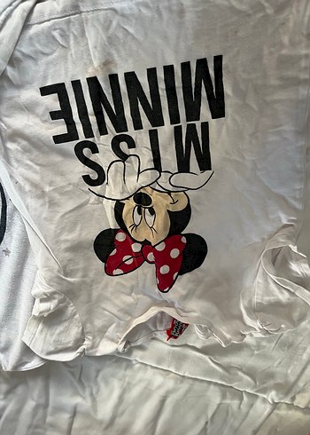 Kızlar için baskılı beyaz kısa kollu tişörtler - Görsel 3