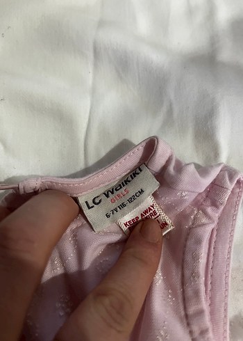 Pembe Dantel Detaylı Kız Çocuk Elbise - Görsel 3