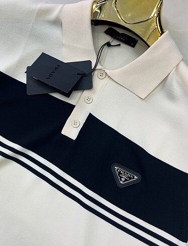 ÖRME KUMAŞ POLO YAKA PRADA