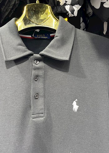 Erkek siyah Uzun Kollu Polo Tişört - Görsel 2