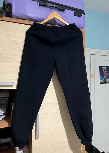 Erkek siyah içi polar eşofman altı - Görsel 5