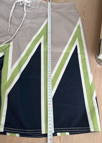 Gri Bağcıklı Erkek Mini Yüzme Şortu - Görsel 4