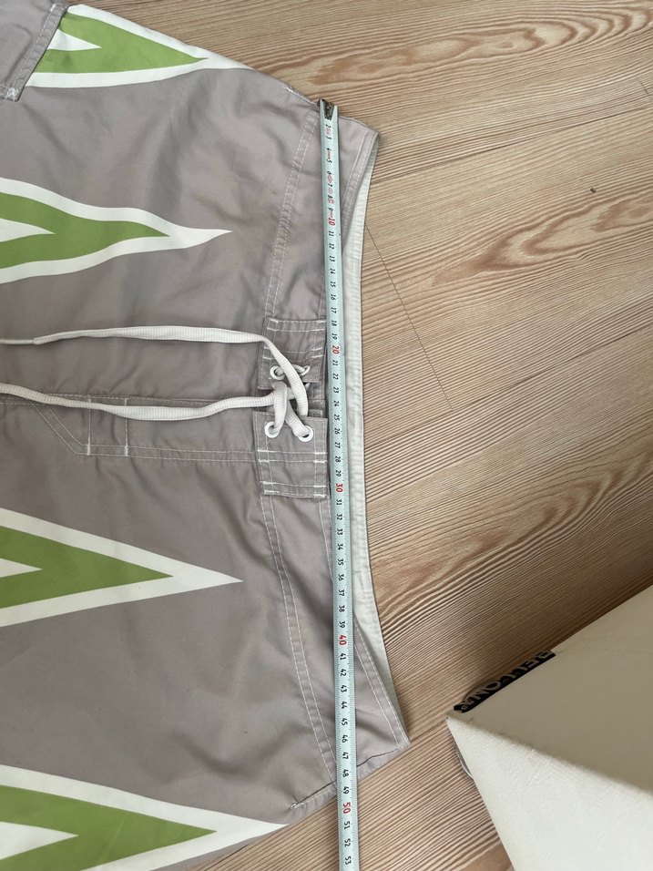 Gri Bağcıklı Erkek Mini Yüzme Şortu - Görsel 3