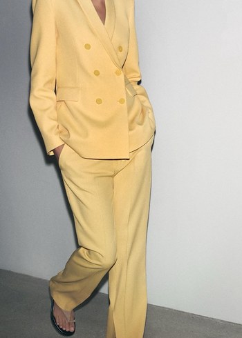 Zara sarı pantolon