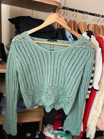 Trendyol & Milla Mint yeşili bluz