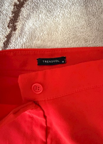 Trendyol & Milla Kırmızı Kadın İspanyol Pantolon