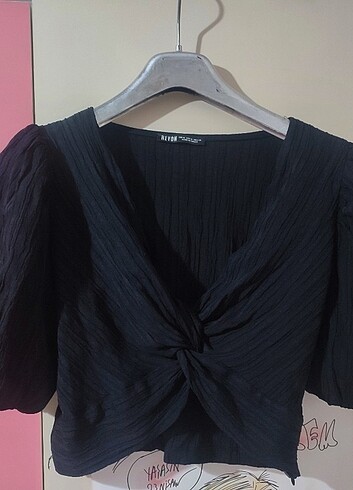 m Beden Crop Bluz 