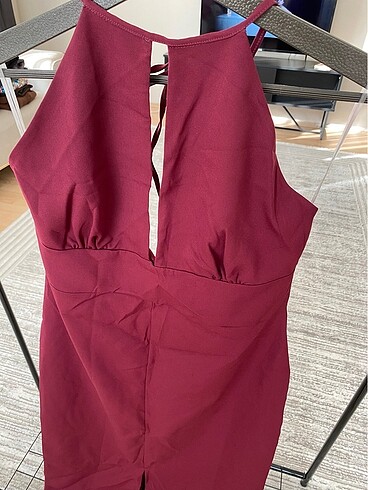 l Beden bordo Renk TRENDYOLMİLLA ABİYE ELBİSE