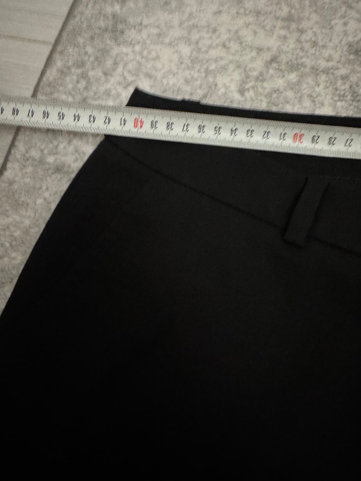 Kadın Siyah Kumaş Pantolon - Görsel 3