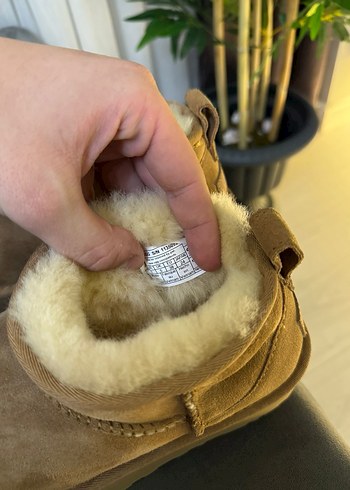 Bej Süet Kürklü Kadın Platform Bot - Görsel 5