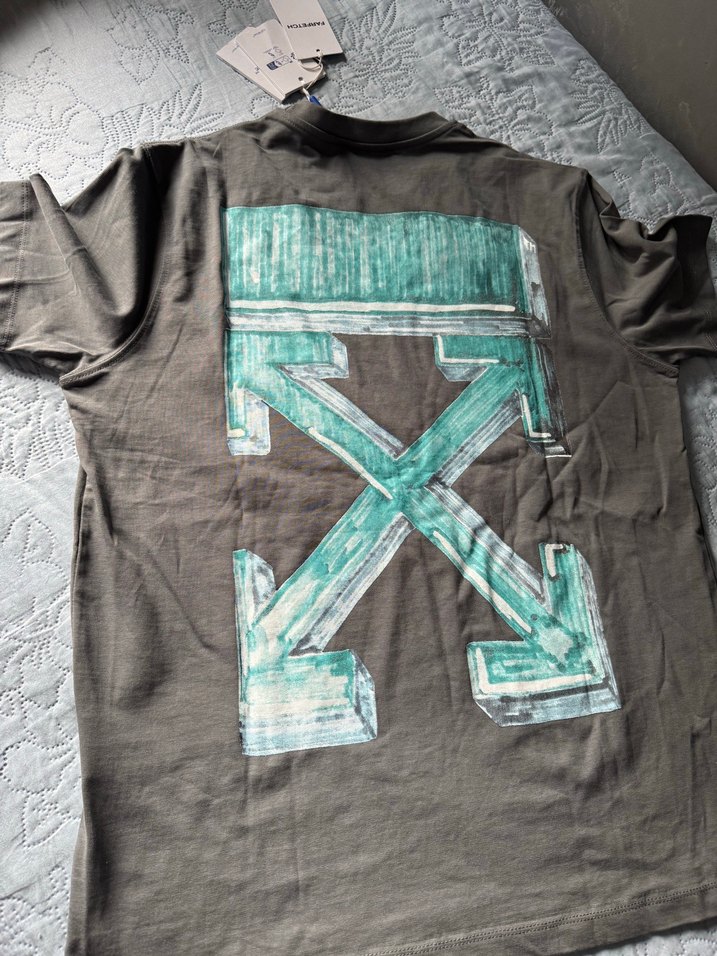 Gri Baskılı Erkek Tişörtü, Rahat Kesim - Görsel 3