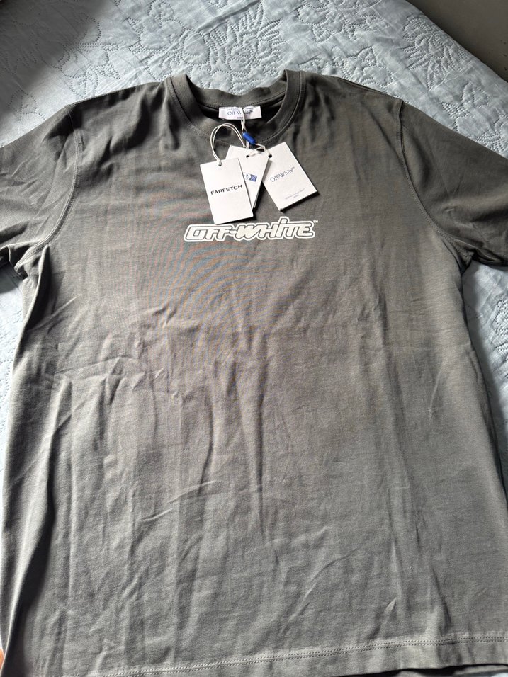 Gri Baskılı Erkek Tişörtü, Rahat Kesim - Görsel 4