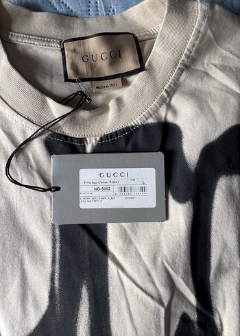 Bej Oversize Erkek Tişörtü, Kısa Kollu, Baskılı - Görsel 3