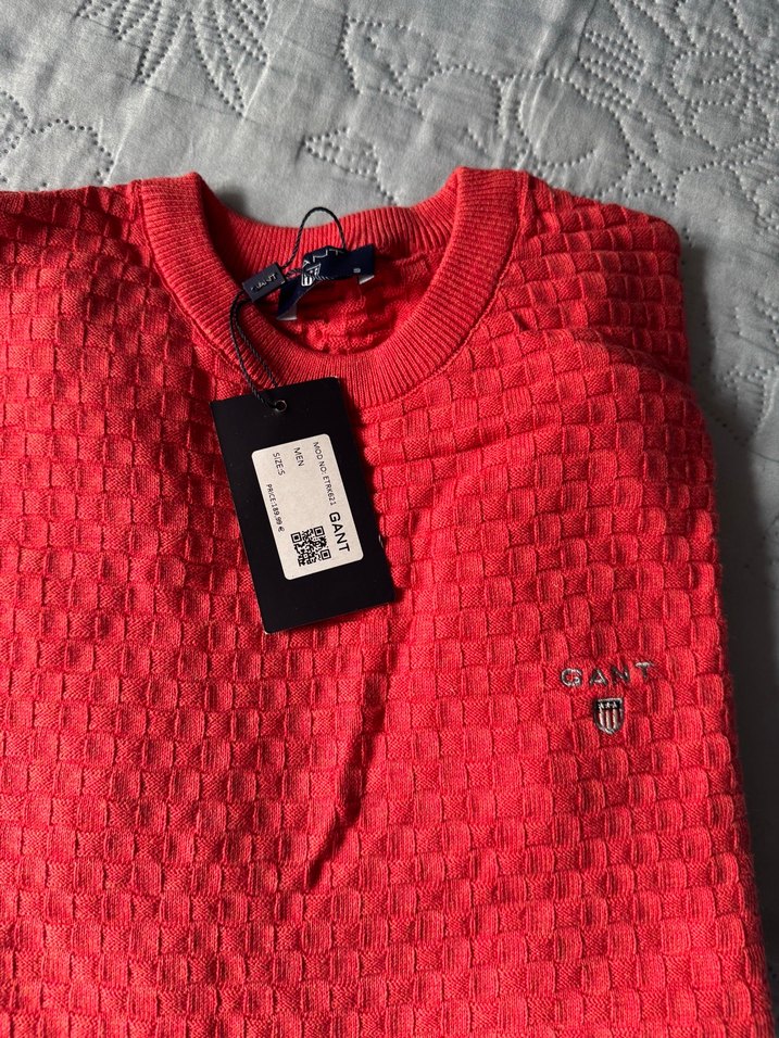 Kırmızı Dar Kesim Erkek Tişört - Görsel 5