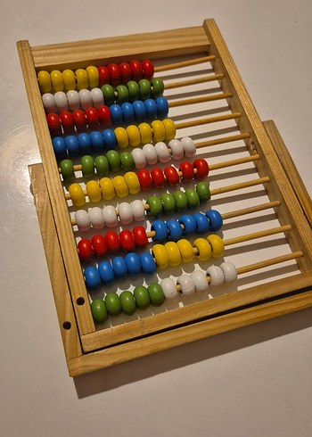 Ikea Renkli Ahşap Abaküs Eğitim Oyuncağı