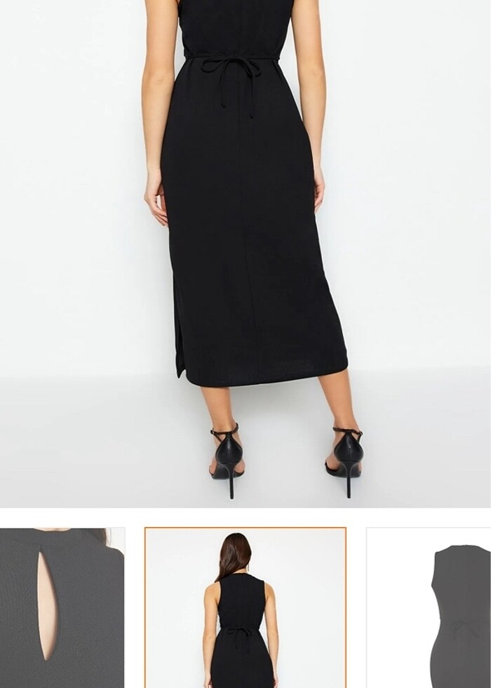 Siyah elbise - Görsel 3