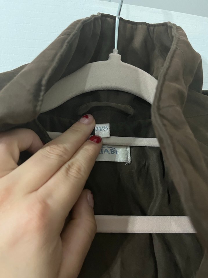 Vintage Kiabi Kahverengi Parka - Görsel 5