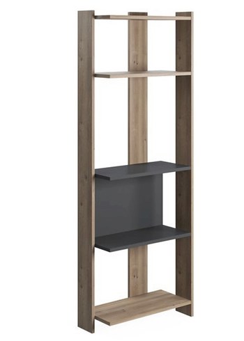 RUUM STORE BY DOĞTAŞ RUBY GENİŞ KİTAPLIK, MEŞE ANTRASİT - Görsel 4