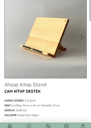 Gugar Wood Rahle / Çalışma Standı