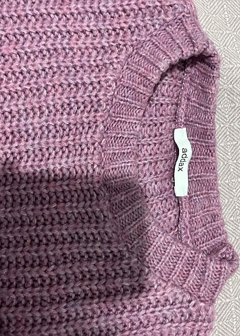 Mor Örgü Kadın Kazak Uzun Kollu - Görsel 3