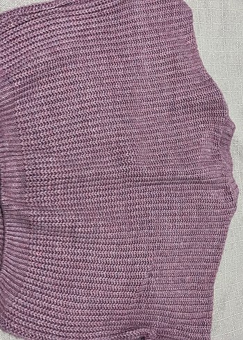 Mor Örgü Kadın Kazak Uzun Kollu - Görsel 4