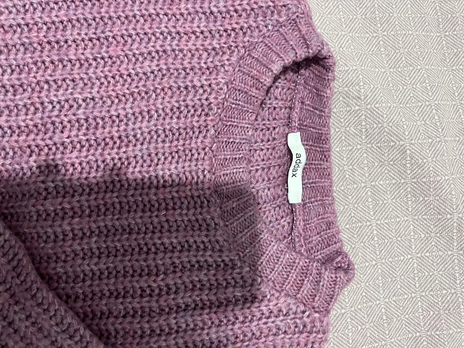 Mor Örgü Kadın Kazak Uzun Kollu - Görsel 3