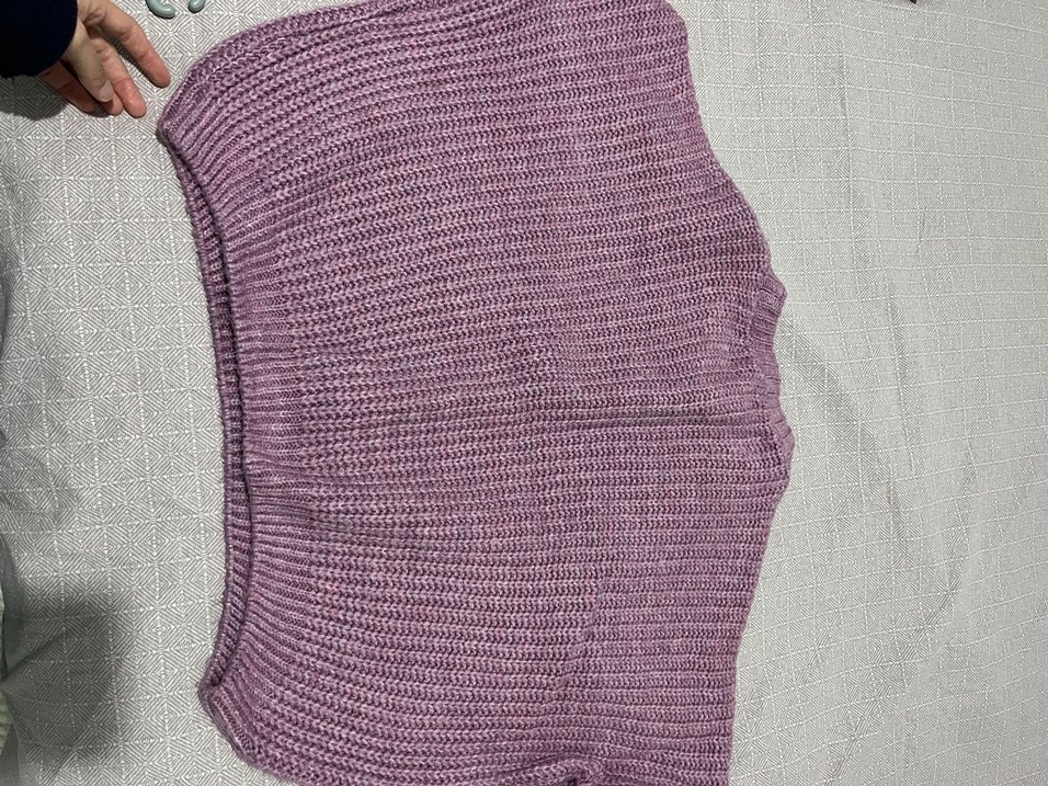 Mor Örgü Kadın Kazak Uzun Kollu - Görsel 4