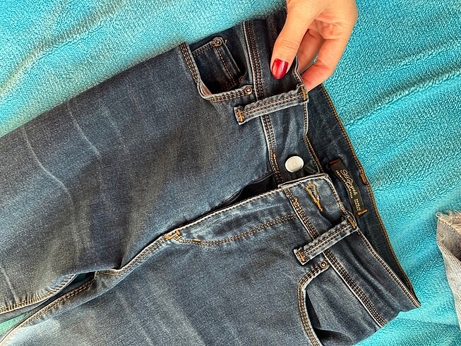 Lacivert jean - Görsel 2