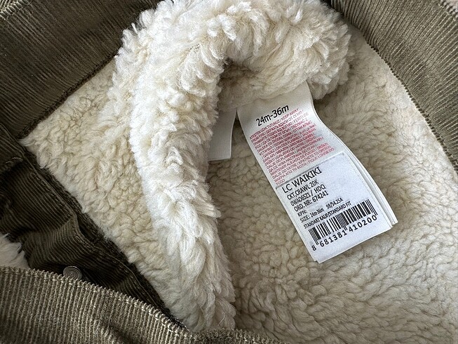 24-36 Ay Beden LC Waikiki Sherpa Ceket/Mont