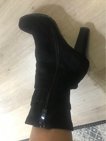 40 Beden siyah Renk Siyah nubuk bot çizme