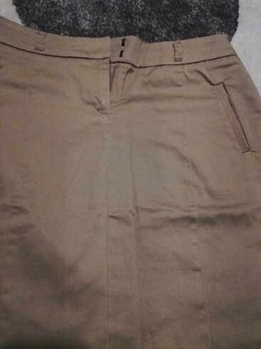 36 BEDEN BEJ RENGİ KALEM ETEK - Görsel 2