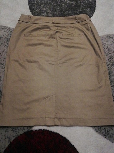 36 BEDEN BEJ RENGİ KALEM ETEK - Görsel 3
