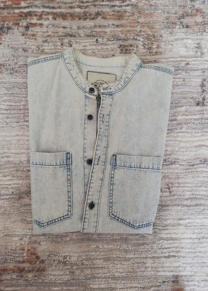 LCW KISA KOLLU KOT GÖMLEK.SLIM FIT  - Görsel 4