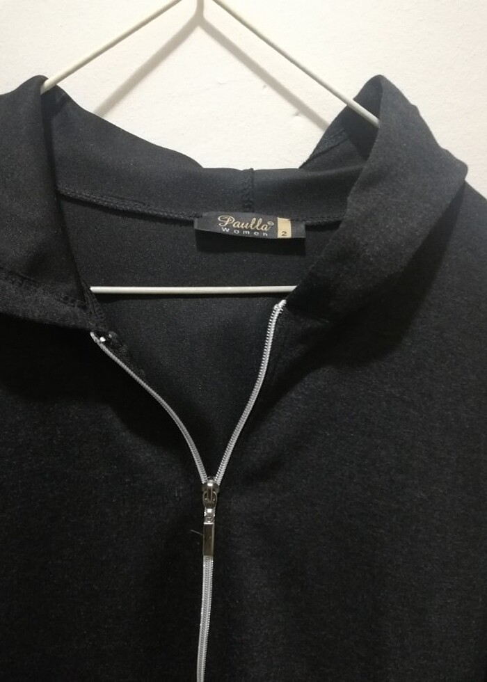 FERMUARLI KAPŞONLU PANÇO - Görsel 4