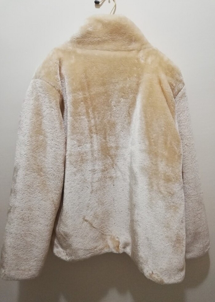 SIFIR KREM PELUŞ MONT  - Görsel 3