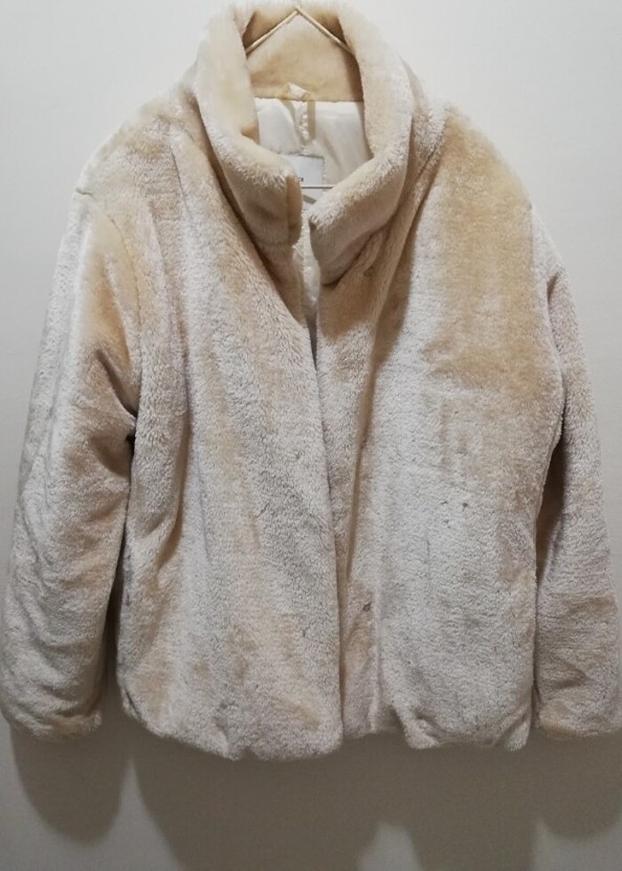 SIFIR KREM PELUŞ MONT  - Görsel 2