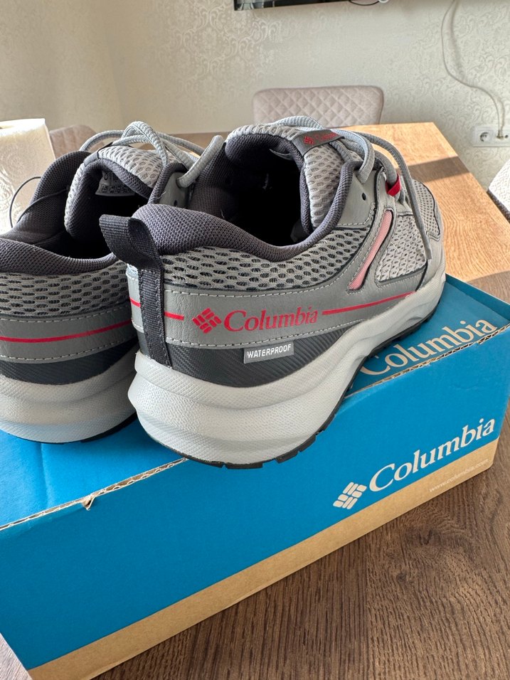 Columbia Gri Spor Erkek Ayakkabı Velcro - Görsel 3