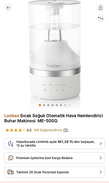 Loobex tam otomatik sıcak soğuk hava nemlendirici buhar makinesi
