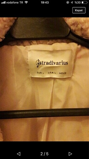 Stradivarius Peluş Kürk