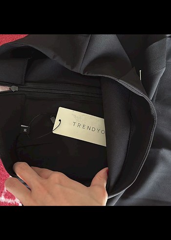 Trendyol & Milla Siyah Basic Mini Etek