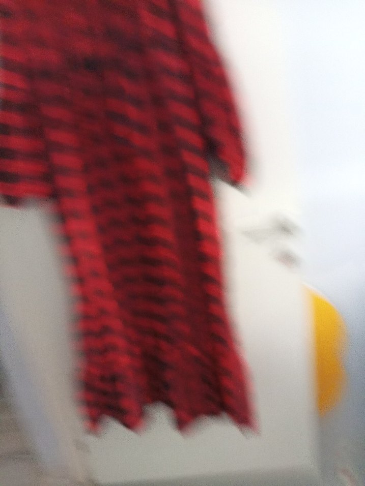 Kırmızı Kareli Düğmeli Uzun Kollu Gömlek - Görsel 2