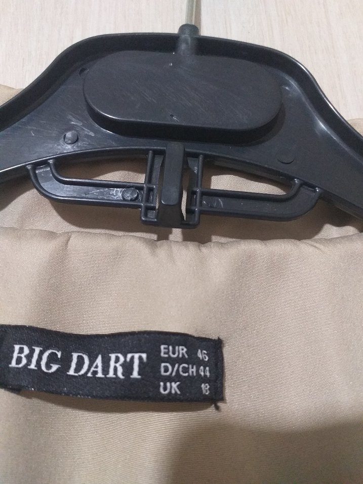 Bej Uzun Kadın Trençkot - Görsel 2